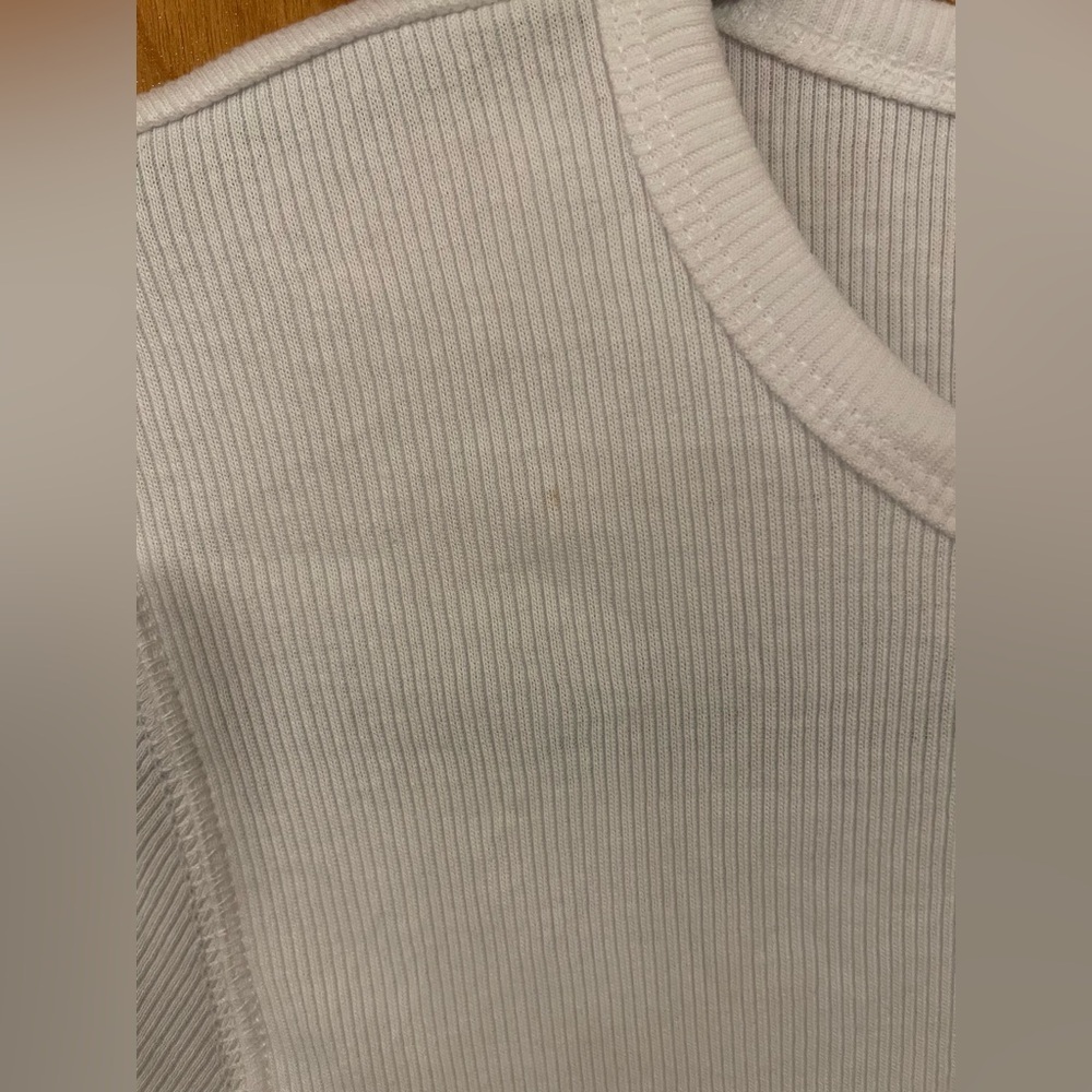 NWT Everlane The Pima Micro-Rib Crew Tee - Picture 6 of 6